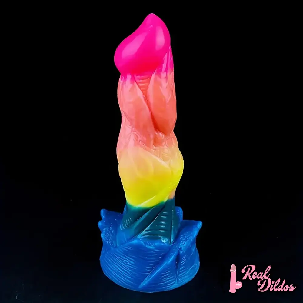 8.07in Silicone Fantasy Monster Big Soft Dildo For G-Spot Anal Stimulation - Real Dildos