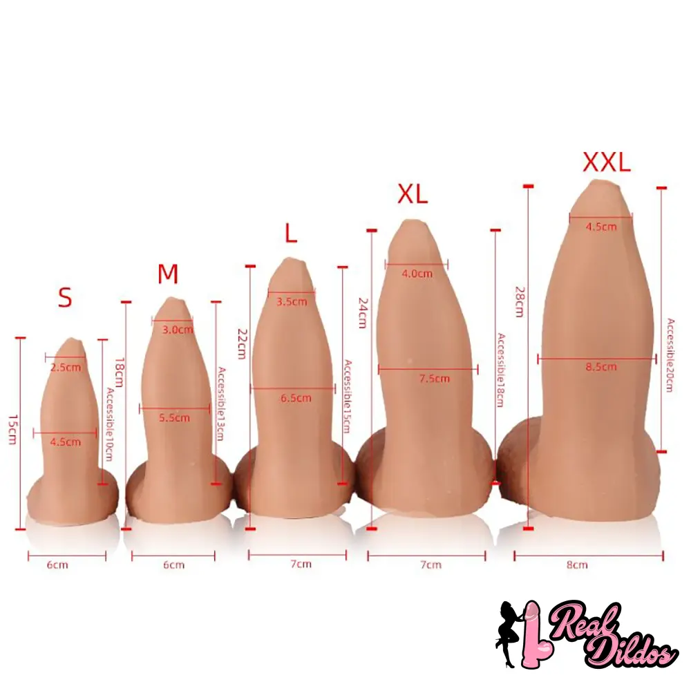 5.9in 7.09in 8.66in 9.45in 11.02in Silicone Big Thick Dildo For Women - Real Dildos