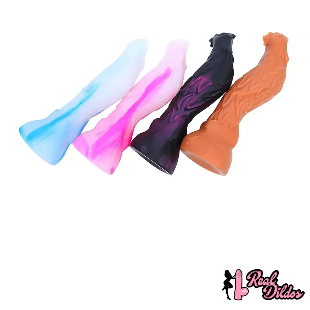 10.8in Rooster Shape Fantasy Large Silicone Soft Dildo For Anus Stimulation - Real Dildos