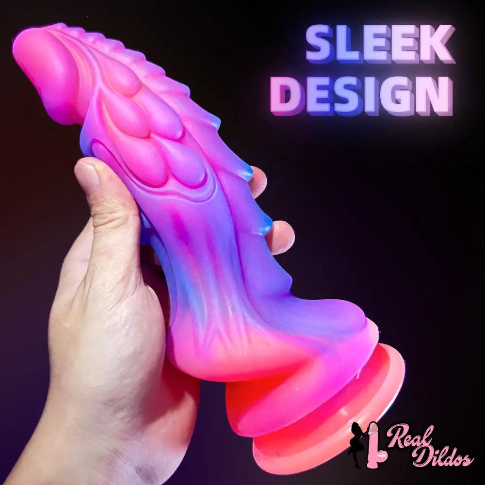 8.46in Colored Luminous Silicone Big Soft Dildo For Women Sex Orgasm - Real Dildos