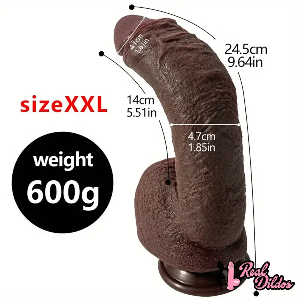 Multiple Inches Silicone Soft Female Dildo Sex Toy For Vaginal Stimulation - Real Dildos