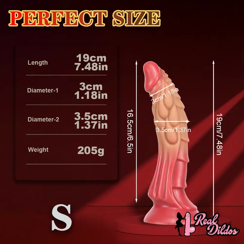 7.48in 9.45in 11.02in 13.38in Big Dragon Fantasy Silicone Soft Penis Dildo - Real Dildos