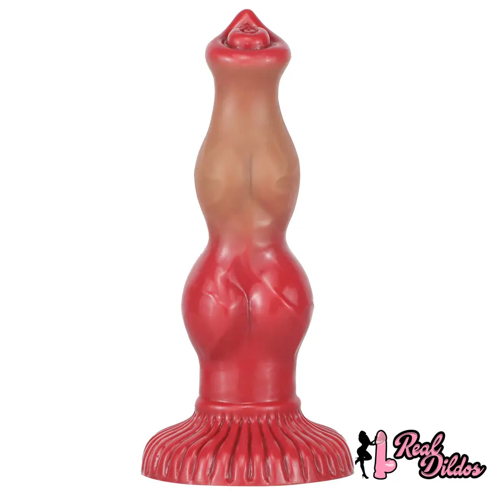 6.69in 7.48in 9.06in SML Silicone Fantasy Animal Dog Soft Cock Dildo - Real Dildos