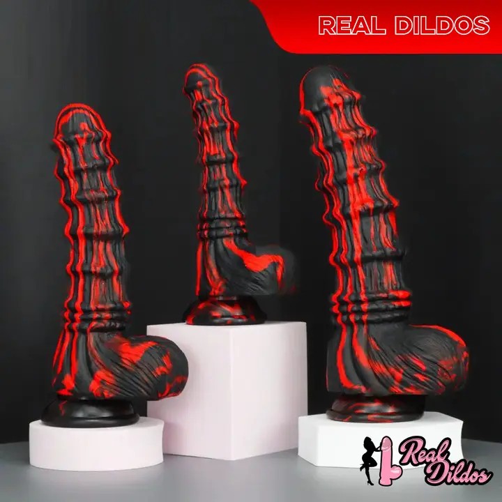 8.27in 9.45in 10.83in SML Silicone Soft Big Animal Horse Odd Penis Dildo - Real Dildos