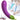 7.72in Eggplant G Spot Vibrator 7 Vibrating Modes Automatic Dildo Real Dildos