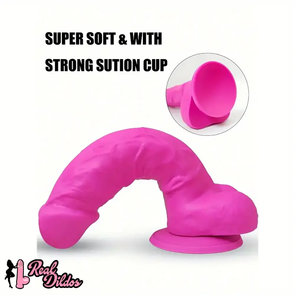 7.3in Silicone Soft Real Lifelike Dildo For G Spot Prostate Sex Toy Real Dildos