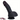 7.48in 9.84in Realistic Ebony Silicone Soft Male Dildo With Detailed Veins - Real Dildos