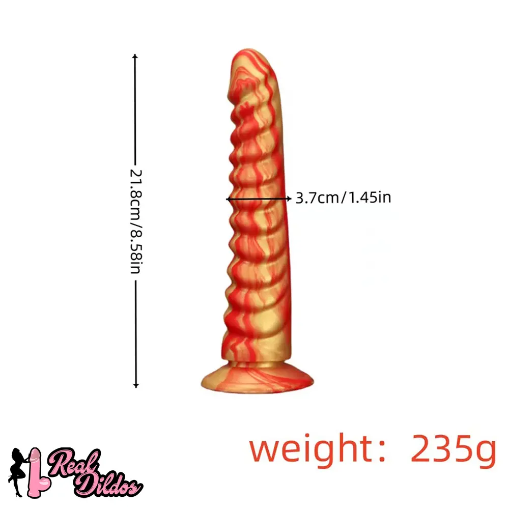 8.58in Exotic Anal Threads Realistic Dildo For Women Fucking Sex Real Dildos