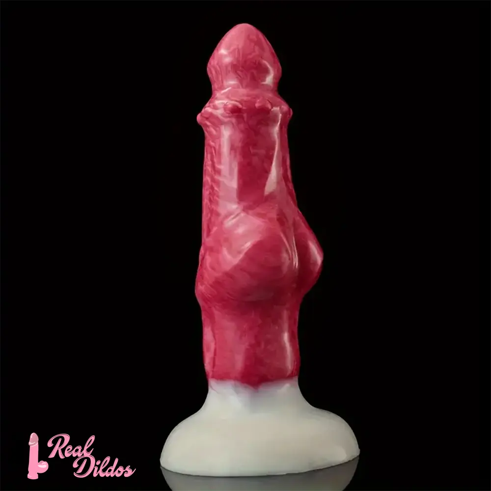 8.34in Fantasy Silicone Soft Dog Knot Big Prostate Anal Women Dildo - Real Dildos