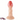 7.87in Realistic Sucker Shaped Flower Bud Dildo For Vagina Anus Real Dildos