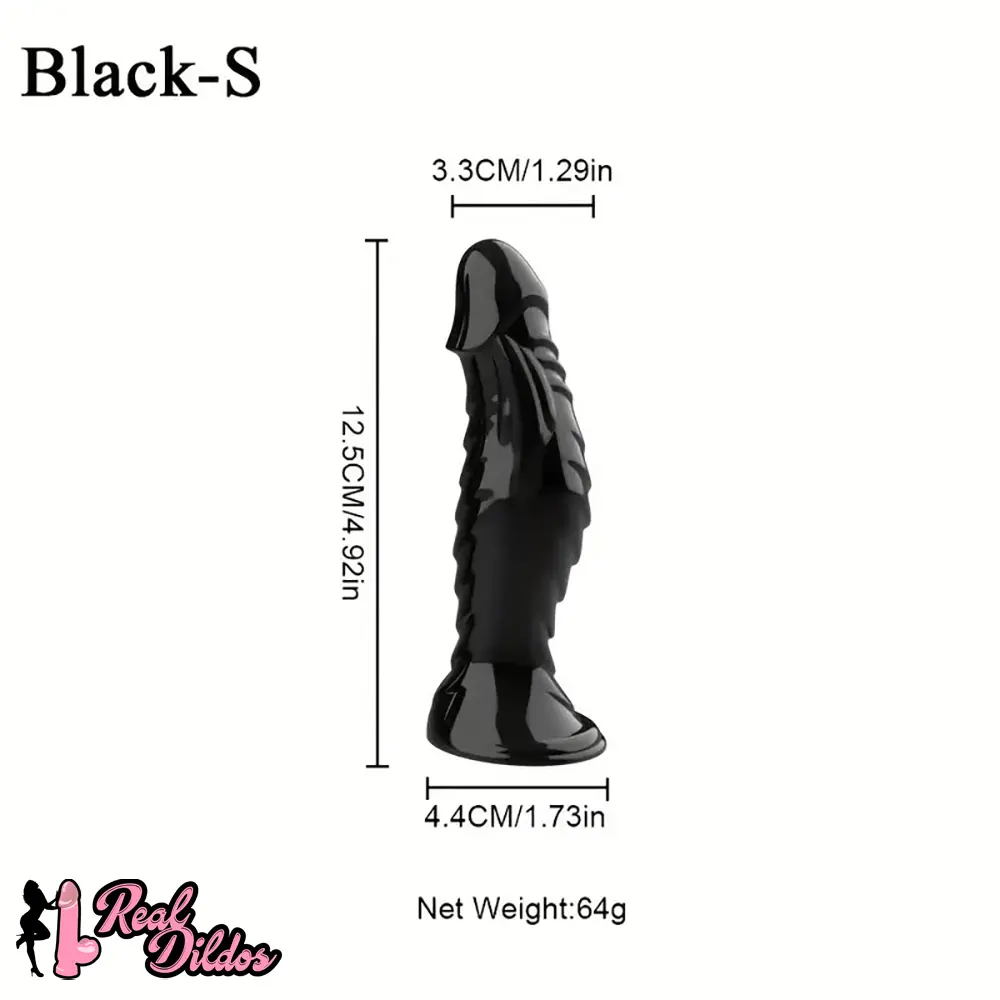 4.92in 5.51in 6.69in Realistic Anal Female Male Dildo For Anal Play - Real Dildos