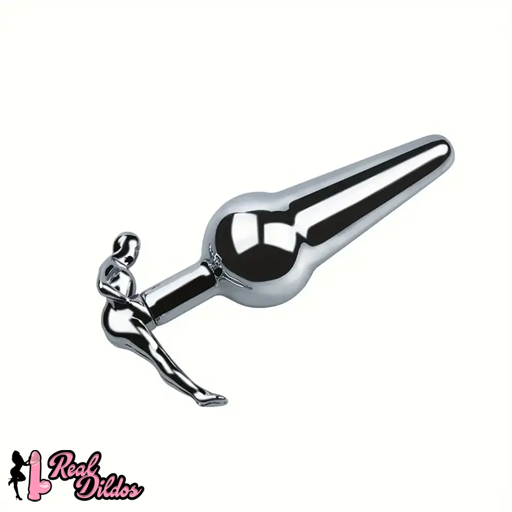 3.52in 3.94in 4.11in 4.49in Cute Shape Small Metal Anal Plug Love Dildo - Real Dildos