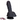 7.48in 9.84in Realistic Ebony Silicone Soft Male Dildo With Detailed Veins - Real Dildos