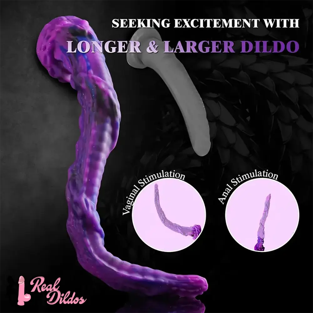 13.58in 19.49in Super Long Big Monster Fantasy Dildo For Couples Men - Real Dildos