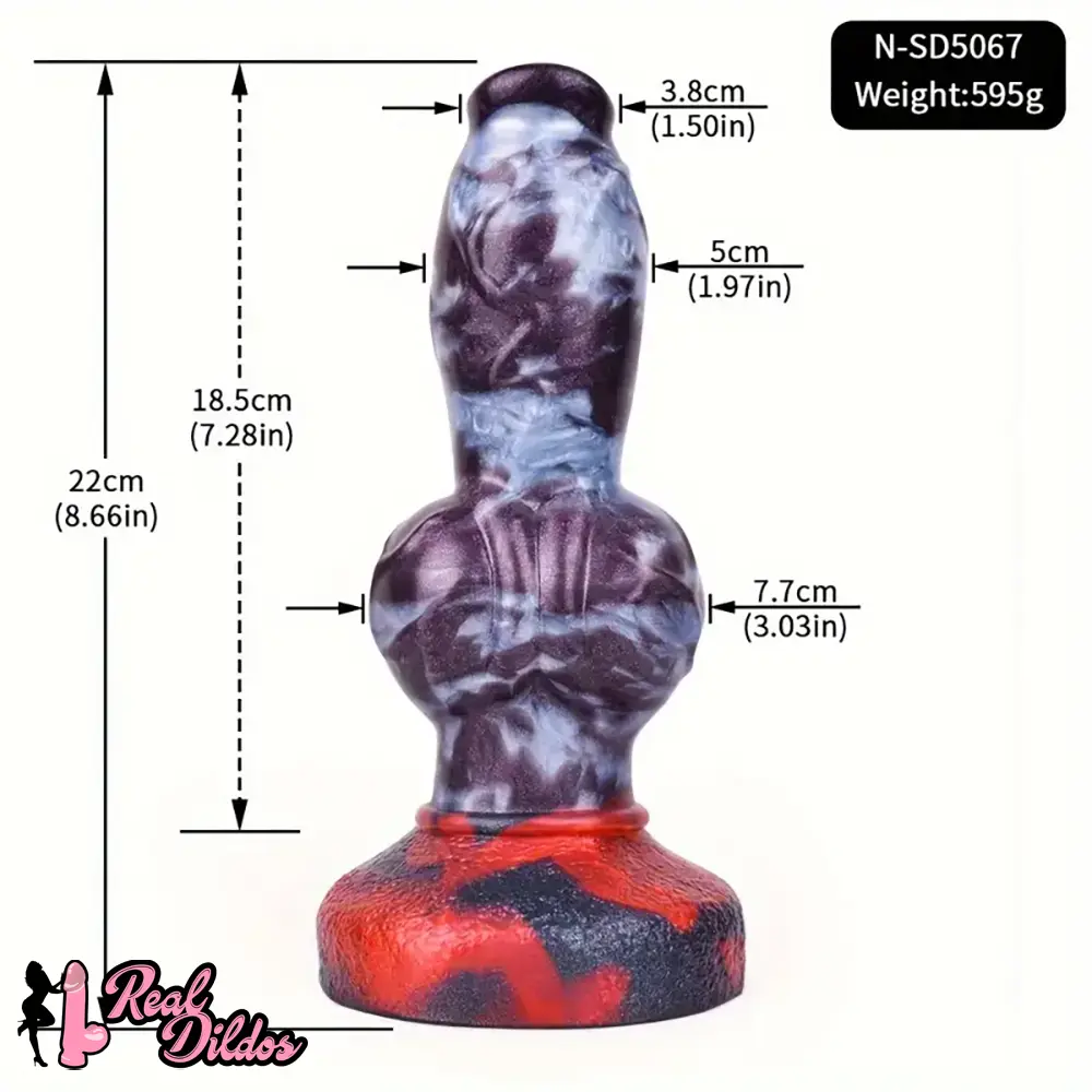 Multiple Silicone Monster Horse Big Animal Knot Dog Octopus Thick Dildo - Real Dildos