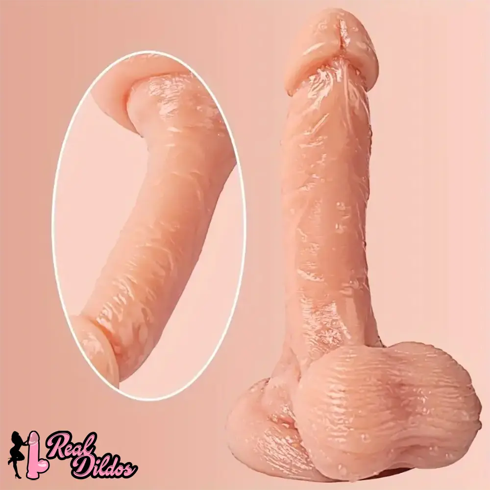 7.87in Lifelike Penis Ideal Real Dildo Sex Toy For Solo Love Play Real Dildos