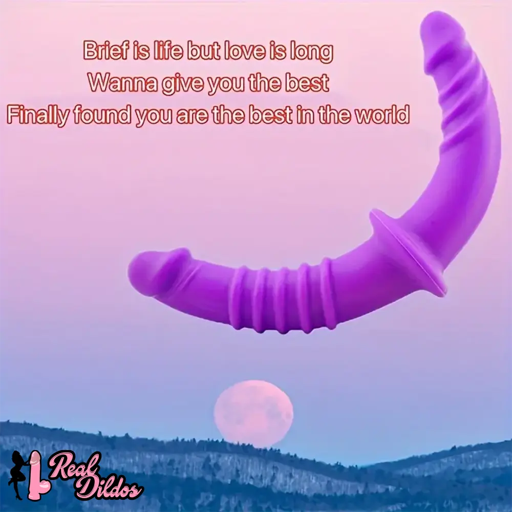 14in Big Long Silicone Soft Double Penetration Female Masturbation Dildo - Real Dildos