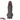 7.08in 7.48in 8.26in Ebony Real Silicone Soft Dildo For G-spot Simulation - Real Dildos