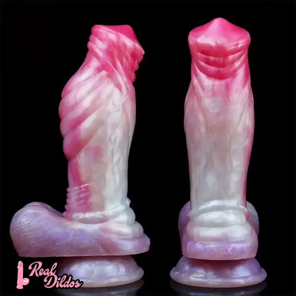 7.6in Soft Silicone Fantasy Monster Dildo For Prostate Vagina Pleasure - Real Dildos