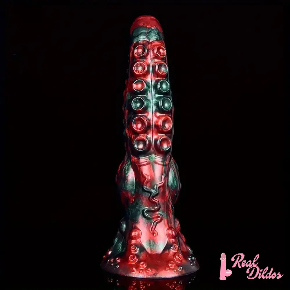 9.65in Silicone Big Soft Thick Tentacle Octopus Monster Dildo Sex Toy - Real Dildos