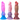 9.44in Colorful Silicone Flexible Fantasy Dog Dildo For BDSM Sex Play - Real Dildos