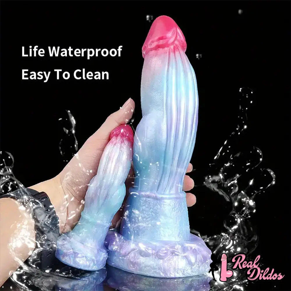 5.7in 7.79in 9.96in Dragon Soft Silicone Monster Dildo With Big Knot - Real Dildos