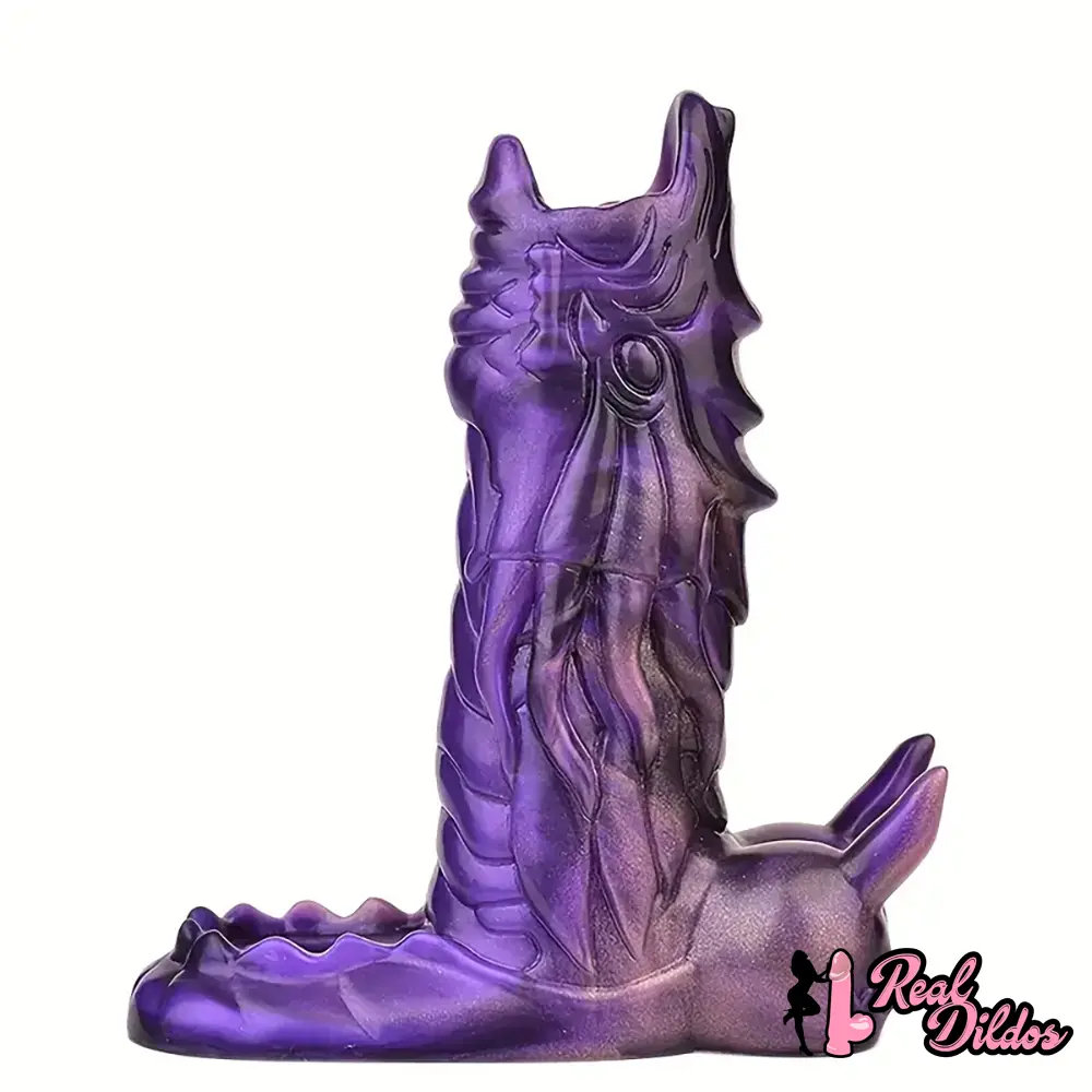 5.91in Liquid Silicone Dragon Fantasy Hollow Dildo Sleeve For Enlargement - Real Dildos