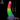 6.34in 8.66in Silicone Soft Rainbow Cock Tentacle Luminous Dildo - Real Dildos