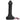 10.63in 12.6in 13.77in Silicone Big Soft Curved Black Dildo With Mushroom Head - Real Dildos