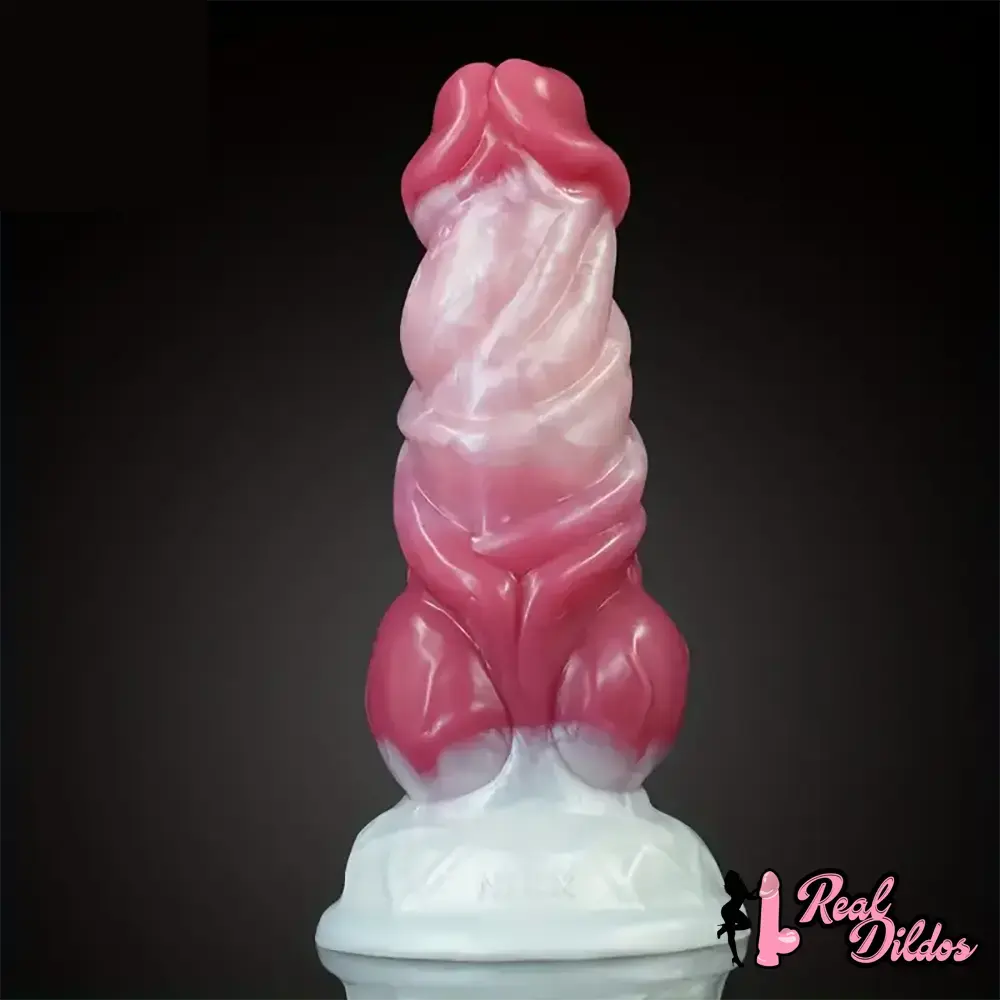 6.89in Liquid Silicone Monster Fantasy Dildo For Couples Solo Play - Real Dildos