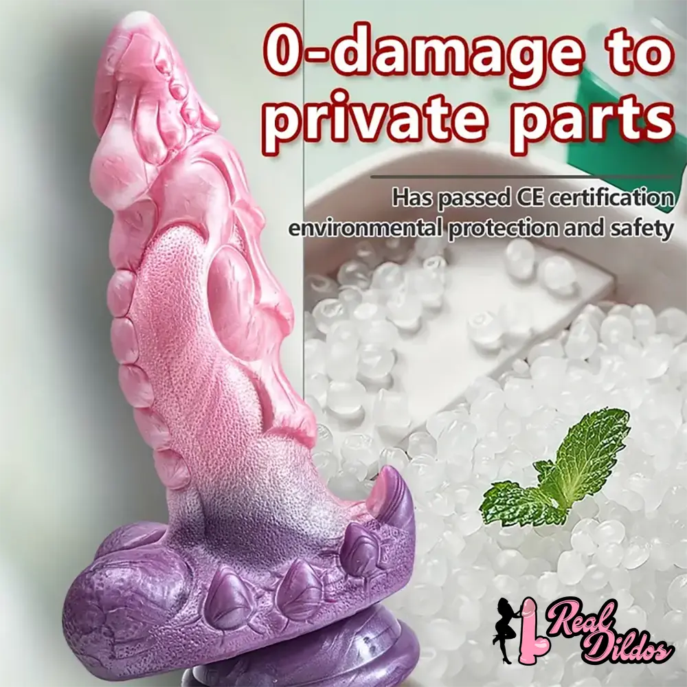 9.05in Fantasy Silicone Large Monster Anal Dildo For Anus Clit Sex - Real Dildos