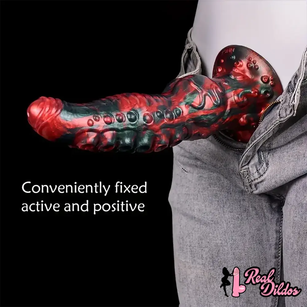 9.65in Silicone Big Soft Thick Tentacle Octopus Monster Dildo Sex Toy