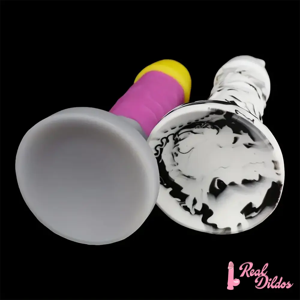 8.5in Brush Silicone Big Soft Dildo For Women Men Couple Female Pleasure - Real Dildos