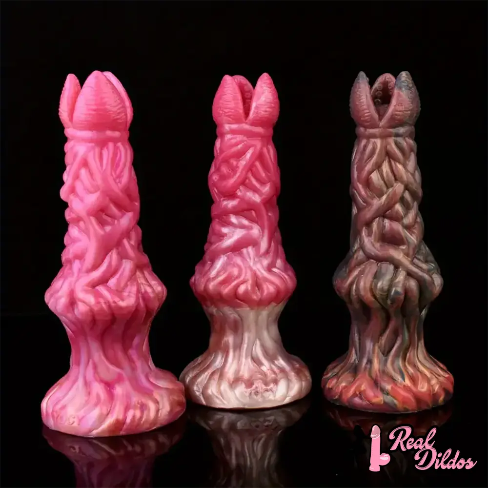 7.99in Silicone Soft Big Knot Alien Ovipositor Dildo For Women Lay Eggs - Real Dildos