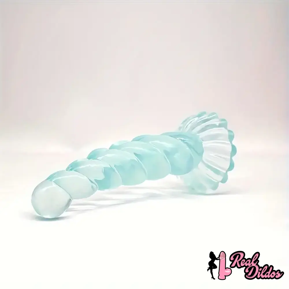 6.69in Real Fantasy Odd Twist Dildo For Women Vagina With Sucker - Real Dildos