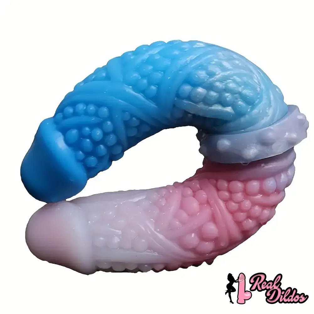 10.62in Tortoise Design Silicone Soft Large Double-headed Fantasy Dildo - Real Dildos