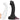 10.63in 12.6in 13.77in Silicone Big Soft Curved Black Dildo With Mushroom Head - Real Dildos