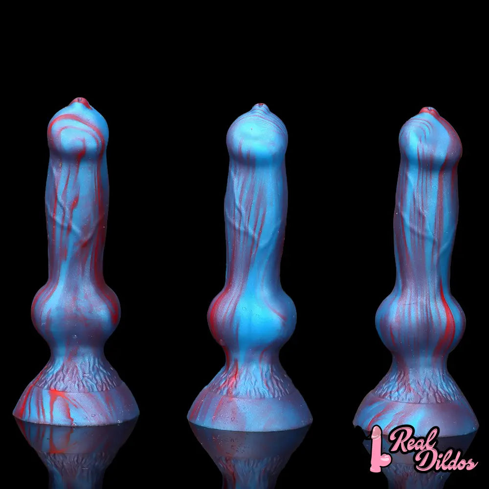 3.81in Mini Soft Silicone Lifelike Animal Dog Penis Dildo For Beginners