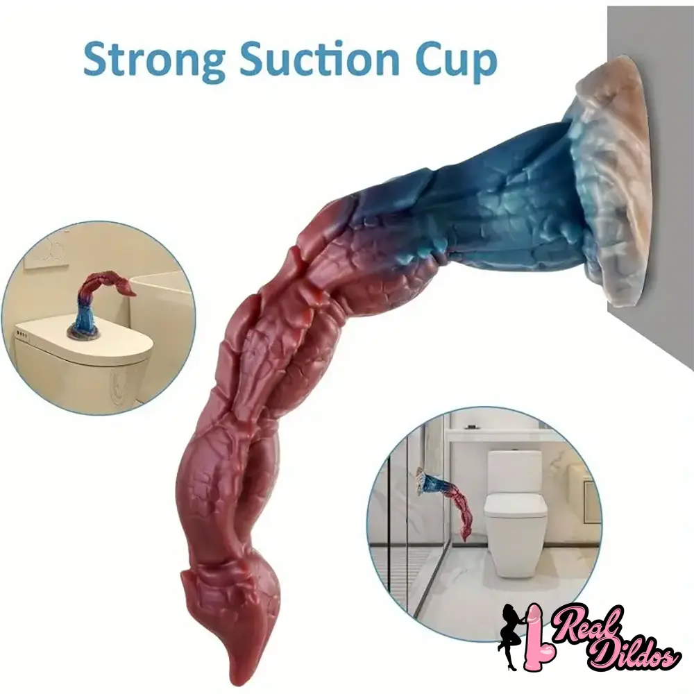 16.1in Big Long Cock Dragon Monster Silicone Dildo For Anus Vagina - Real Dildos