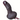 9.44in Lifelike Ebony Fat Silicone Large Soft Dildo With Suction Cup - Real Dildos