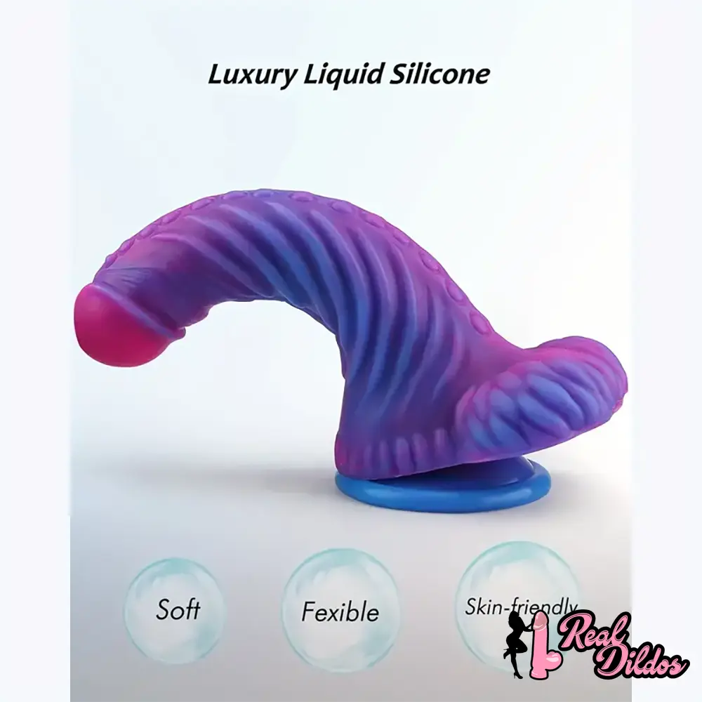 7.48in Fantasy Monster Silicone Dildo For Anus Clit Hand-Free Play - Real Dildos