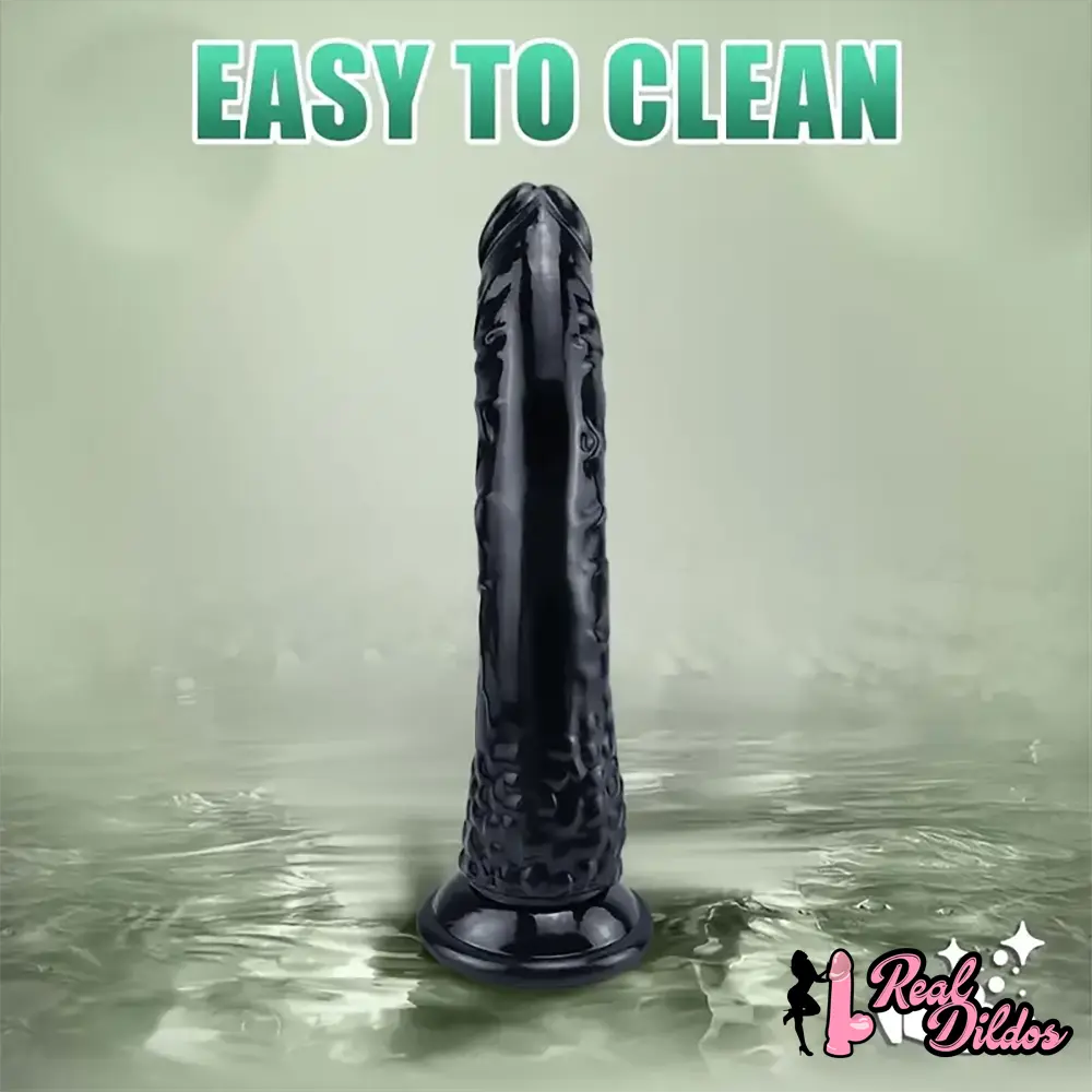 8.46in Realistic Big Black Lifelike Dildo For Men Ultimate Pleasure - Real Dildos