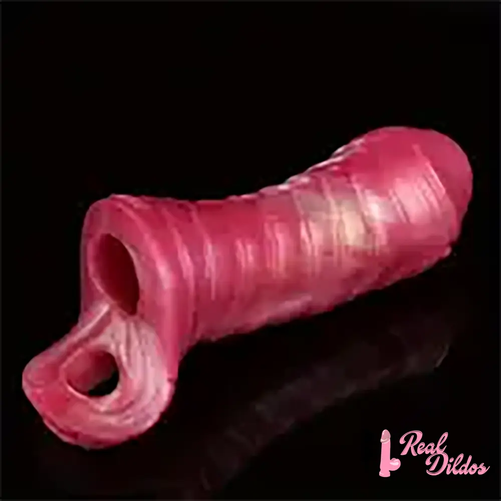 6.1in Silicone Soft Dildo Sleeve Penis Extender Reusable Penis Sleeve