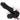 8.07in Big Black Fantasy Double Layer Silicone Soft Scale Caterpillar Dildo - Real Dildos