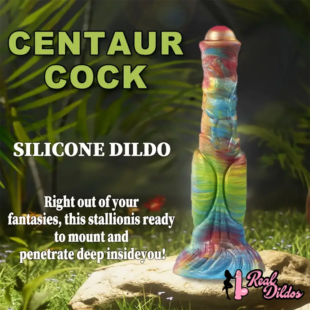 9.4in Silicone Soft Big Animal Horse Cock Dildo For G-spot Stimulator - Real Dildos