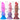 9.44in Colorful Silicone Flexible Fantasy Dog Dildo For BDSM Sex Play - Real Dildos