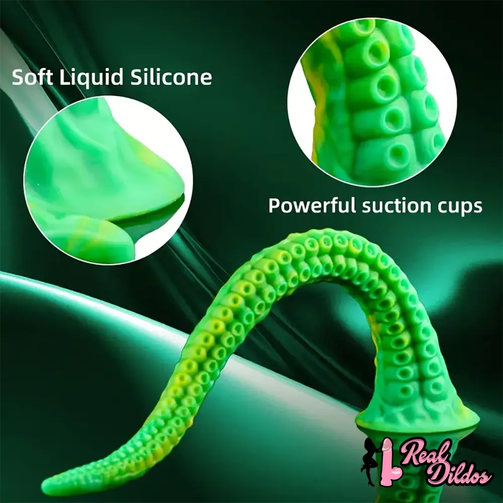 14.17in 17.7in 22.04in Alienophallos Octopus Silicone Soft Big Long Dildo