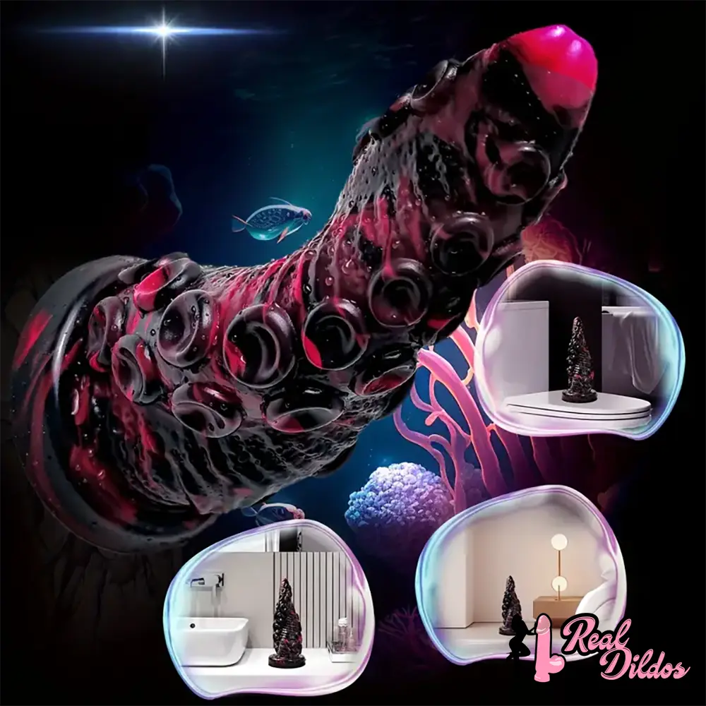 7.87in Fantasy Monster Octopus Tentacle Silicone Dildo For Couples Lesbian - Real Dildos