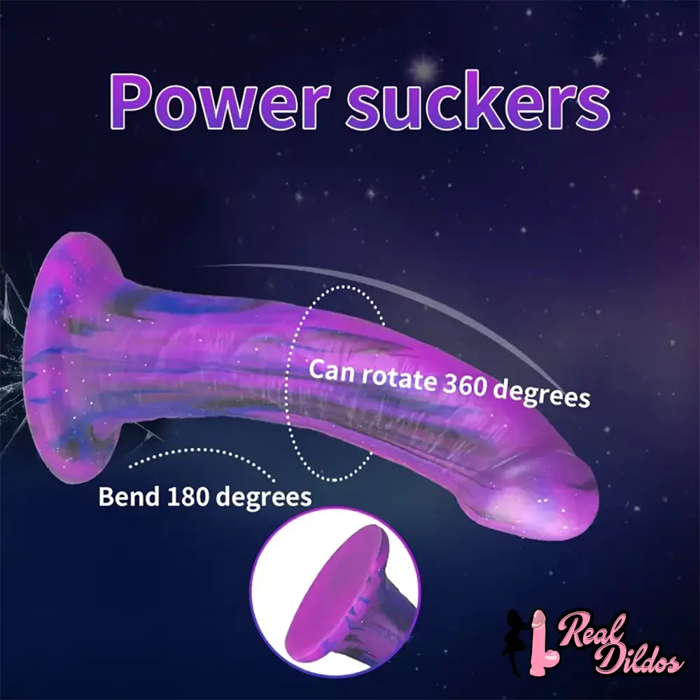 7.08in Silicone No Eggs Soft Dildo For Female Male Love Pleasure Sex - Real Dildos