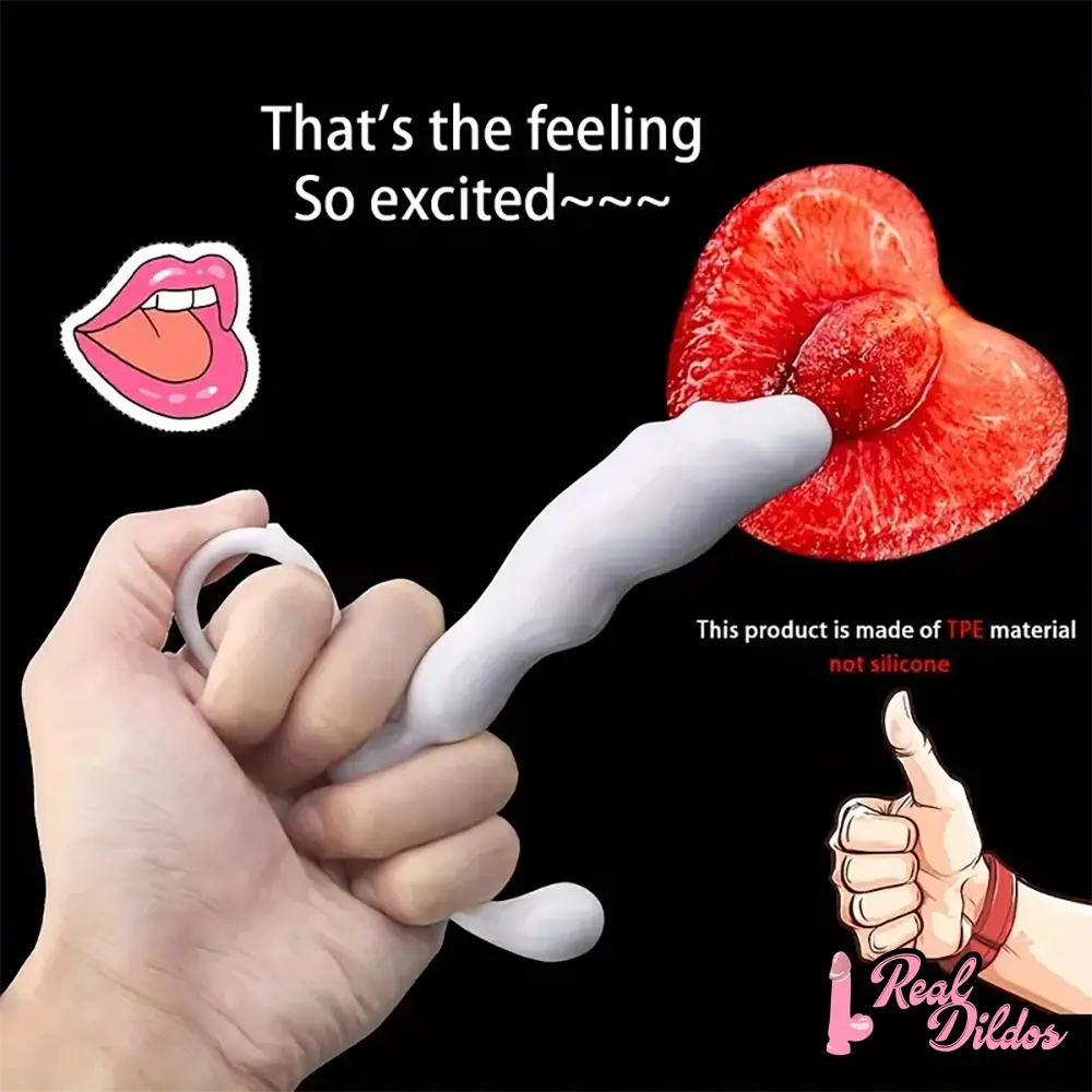 4.64in 5.27in 5.7in Unisex Soft Dildo For Anal Vaginal Simulation Sex Toy